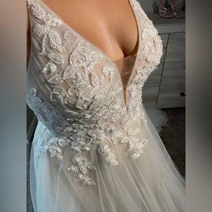 One of a kind wedding dress
